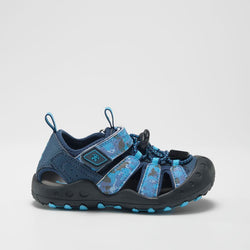 BLUE : CRAB PRINT Sole View