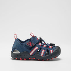 NAVY/RED : Crab - Kids' Closed-Toe Sandals Sole View