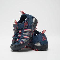 NAVY/RED : Crab - Kids' Closed-Toe Sandals Front View