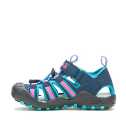 NAVY/TEAL : Crab - Kids' Closed-Toe Sandals Inside View