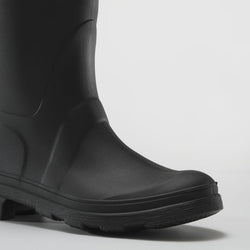 BLACK : Raindrops - Kids' Rain Boots Inside View