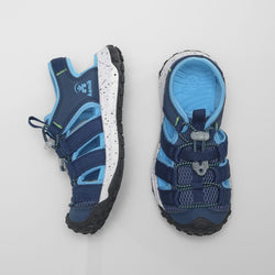 NAVY : Ripple - Kids' Closed-Toe Sandals Front View