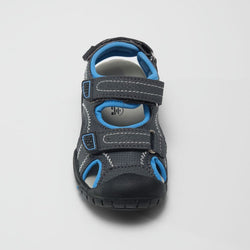 GRAY/LT BLUE : Seaturtle 2 - Kids' Closed-Toe Sandals Top View