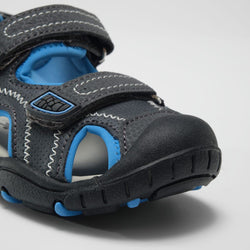 GRAY/LT BLUE : Seaturtle 2 - Kids' Closed-Toe Sandals Sole View