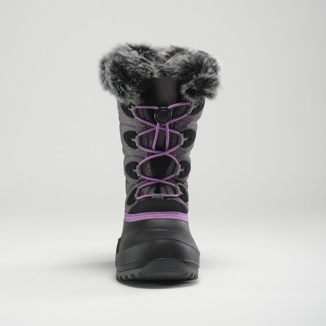 CHARCOAL/ORCHID : SNOWANGEL Sole View