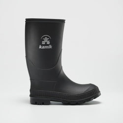 BLACK : Stomp - Toddler Rain Boots Top View