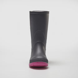 CHARCOAL/MAGENTA : STOMP - Toddler Sole View
