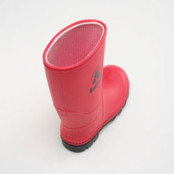 RED : Stomp - Kids' Rain Boots Inside View