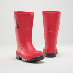 RED : Stomp - Kids' Rain Boots Third Alternate View