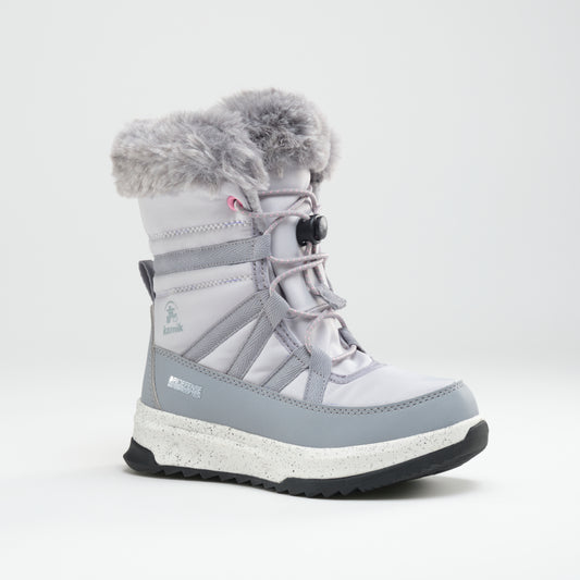 Light Gray : Stormy F Kids Winter Boots - Main View