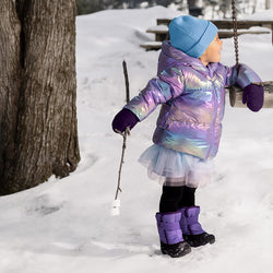 GRAY/PINK : SNOWBUG 5 - Toddler Front View