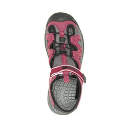 BURGUNDY : Islander 2 - Womens' Closed-Toe Sandals Top View