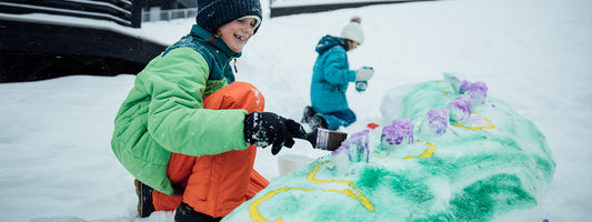 HOW TO MAKE : SNOW SCULPTURES