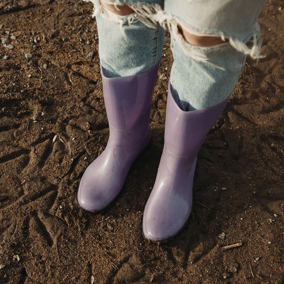 Lilac sale hunter boots