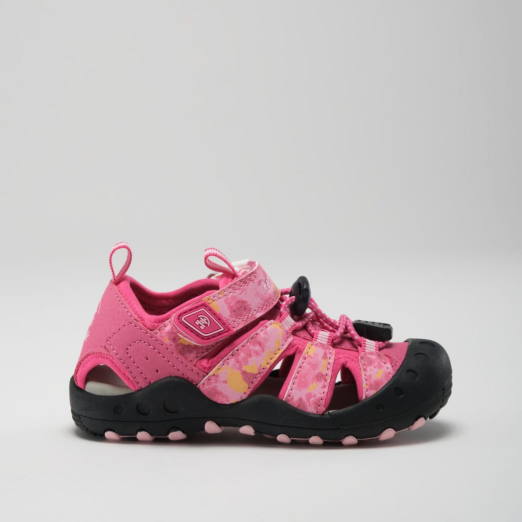 PINK : CRAB PRINT - Toddler Sole View