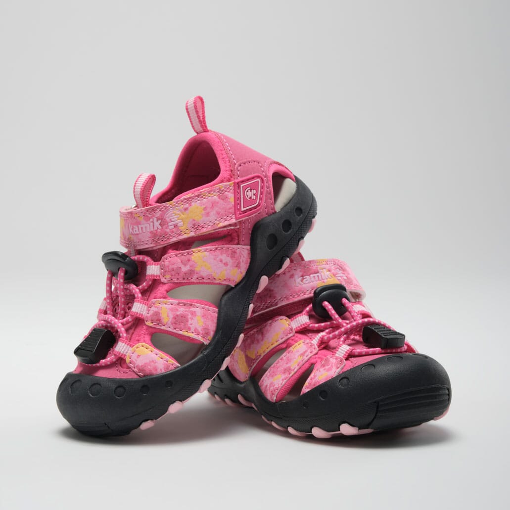 PINK : CRAB PRINT - Toddler Front View