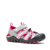 GREY/PINK : Crab - Kids' Closed-Toe Sandals Main View