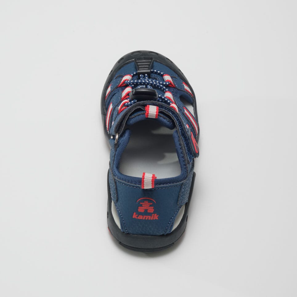 NAVY/RED : Crab - Kids' Closed-Toe Sandals Alternate View