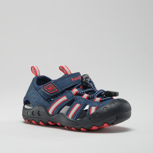 NAVY/RED : Crab - Kids' Closed-Toe Sandals Main View