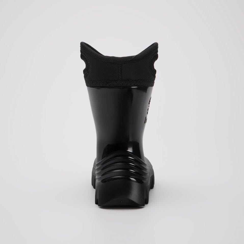 BLACK : Drizzle – Kids’ Rain Boots Inside View