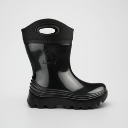 BLACK : Drizzle – Kids’ Rain Boots Sole View