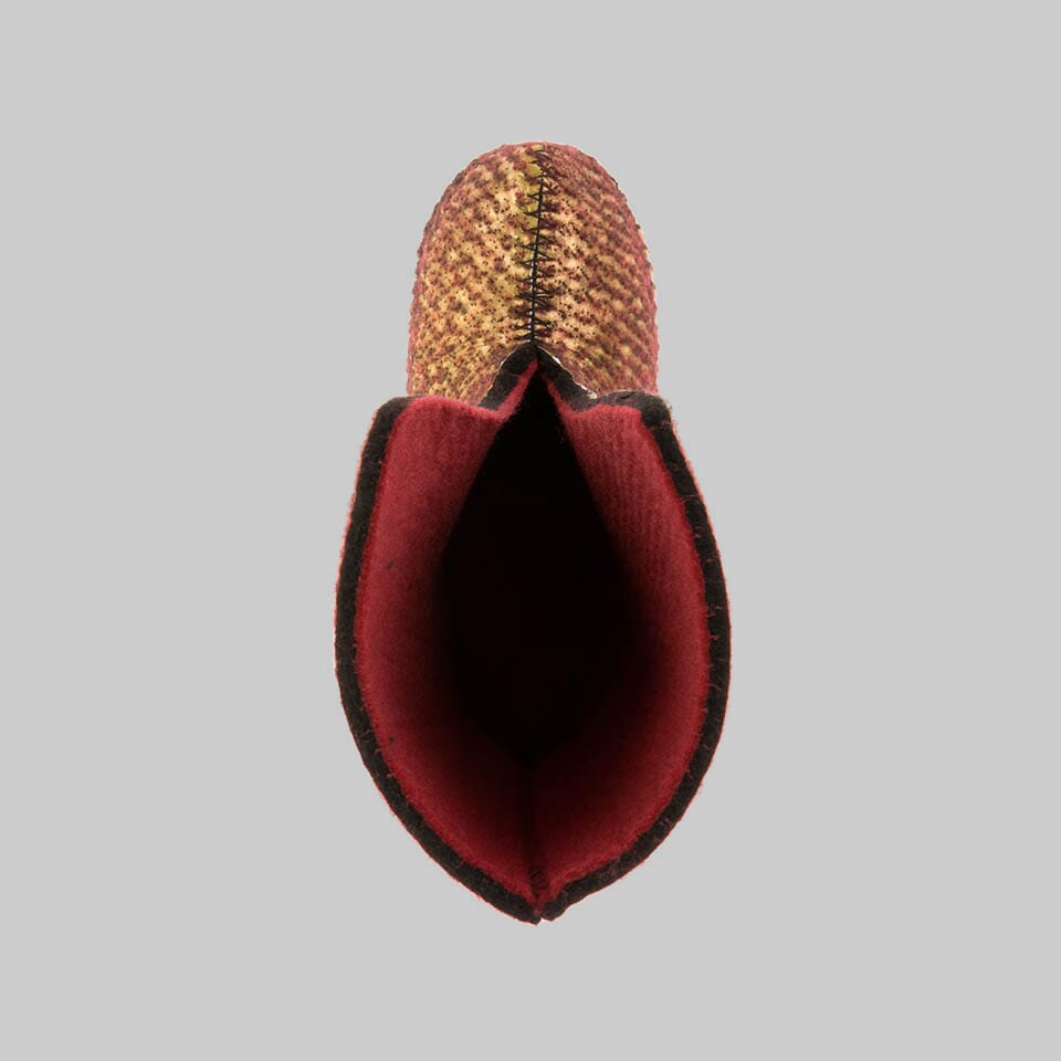 RED : Women Replacement Liner 8mm Zylex® for Canuck boots Top View