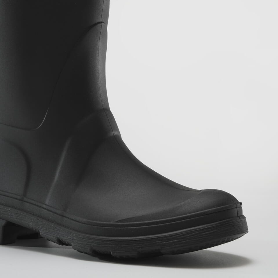 BLACK : Raindrops - Kids' Rain Boots Inside View