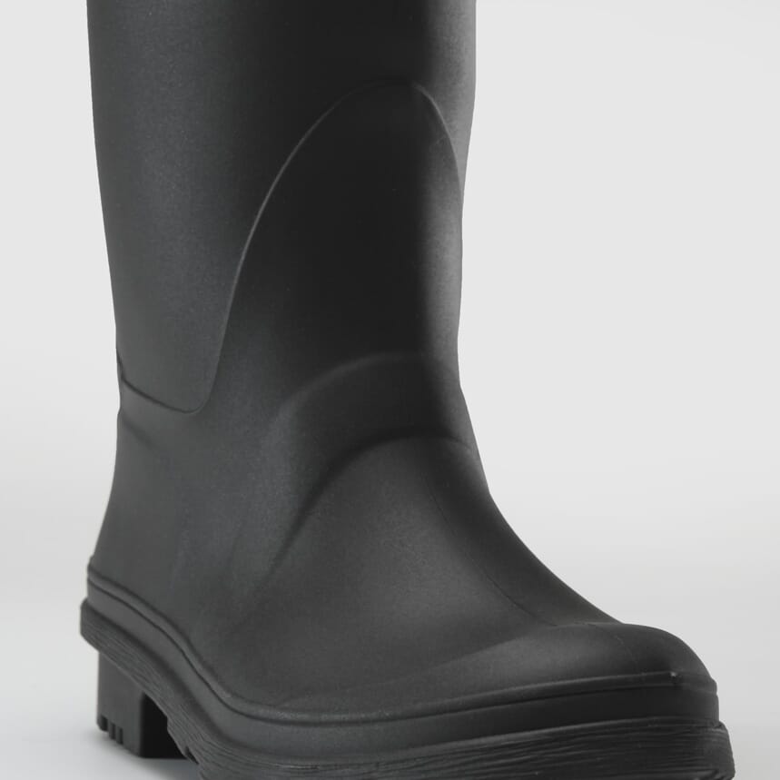 BLACK : Raindrops - Kids' Rain Boots Sole View