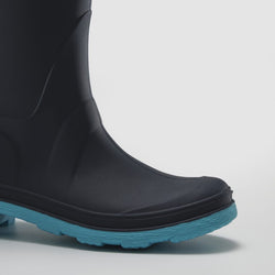 NAVY/TEAL : RAINDROPS Inside View