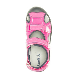 PINK : Seaturtle 2 - Toddlers Closed-Toe Sandals Top View