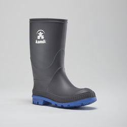 Charcoal-Blue : Stomp Kids' Rain Boots - Main View