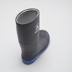 Charcoal-Blue : Stomp Kids' Rain Boots - Top View