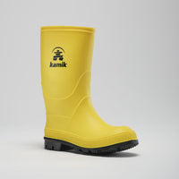 YELLOW/BLACK SOLE : Stomp - Kids' Rain Boots Main View