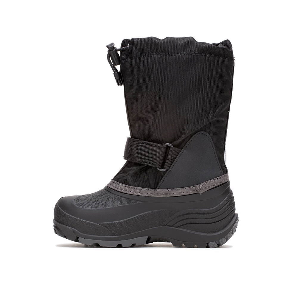 KAMIK Icebreaker Black Pull OnDrawstring Waterproof Safety Boots-Mn 5/Wm 6.5 Kamik | Shoes | Kamik Mens Icebreaker Black Pull On  main image 3