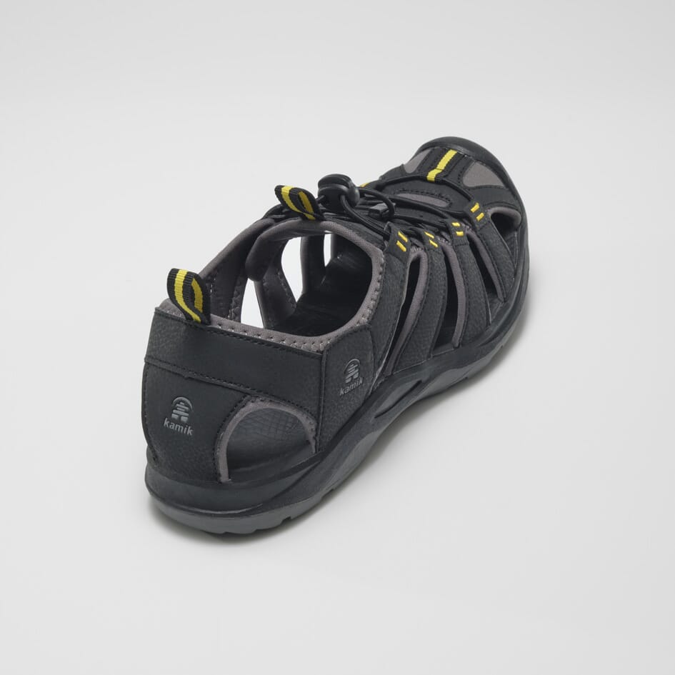 Kamik Men's Byron Bay 2 Water Sandals - Outdoor Trail Shoes With Bungee Lacing