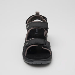 BLACK : Kibo - Men's Sandals Top View