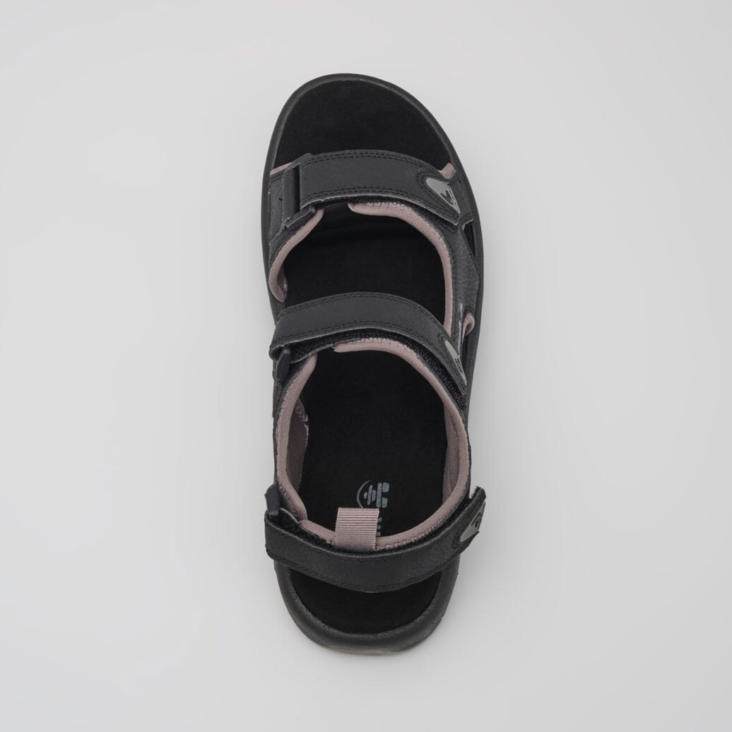 BLACK : Kibo - Men's Sandals Sole View