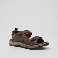 DARK BROWN : Kibo - Men's Sandals Main View