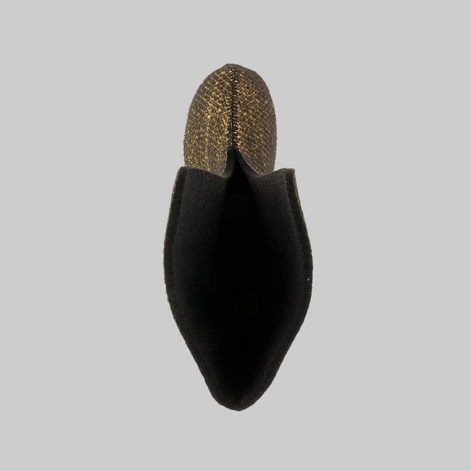 BLACK : Men Felt Replacement Liner 8mm for Greenbay 4 Boots Top View