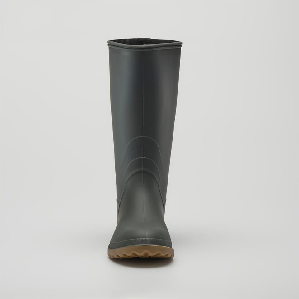 Khaki : Michael Men's Rain Boots - Front View