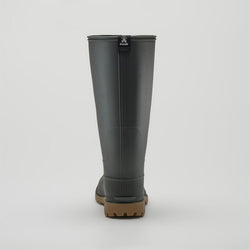 Khaki : Michael Men's Rain Boots - Back View