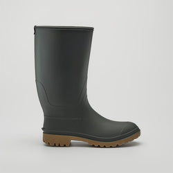 Khaki : Michael Men's Rain Boots - Side View