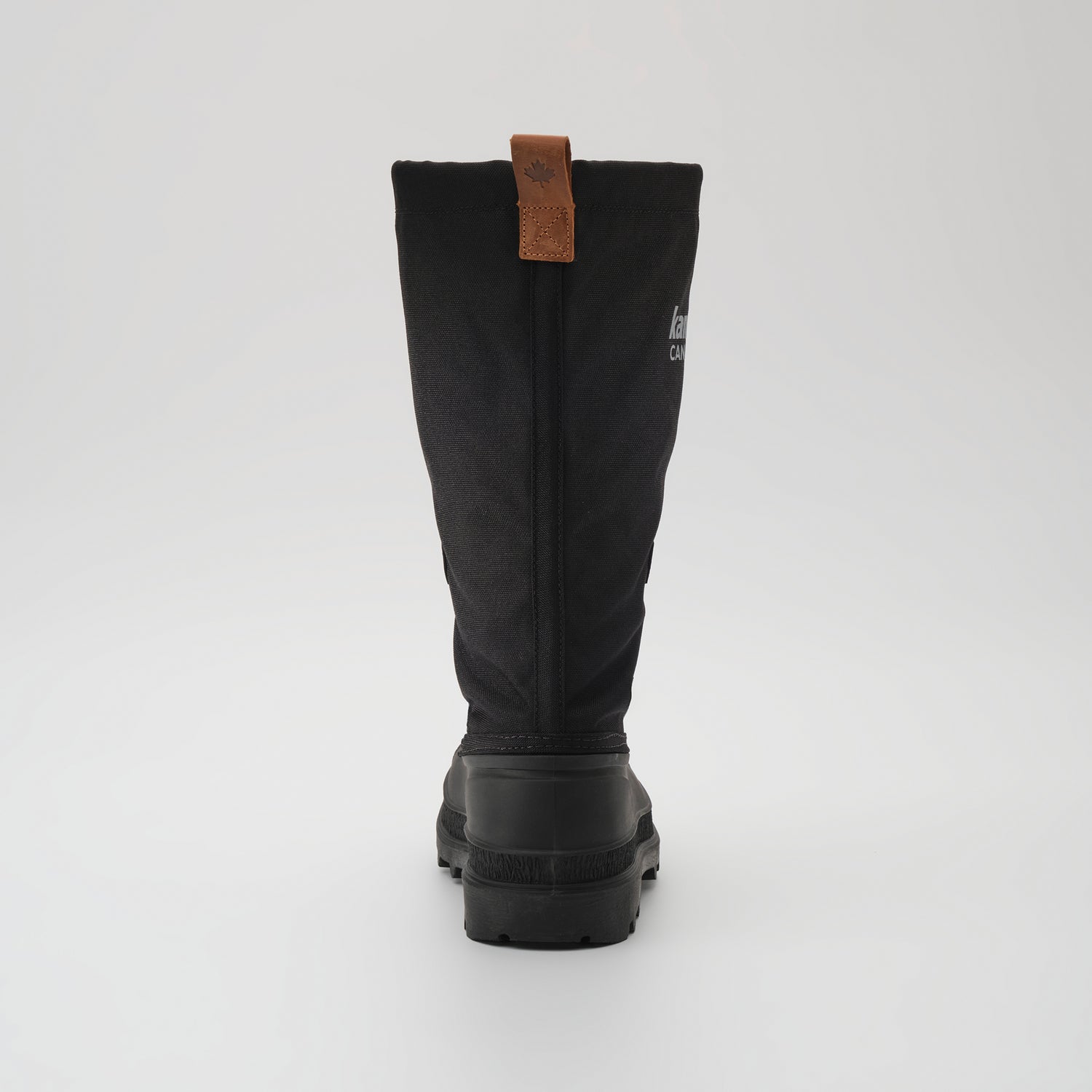 Black : Canuck Men's Winter Boots - Back View