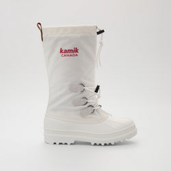 White : Canuck Women's Winter Boots - Side View
