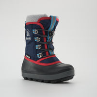 Navy : Cascade Kids Winter Boots - Main View
