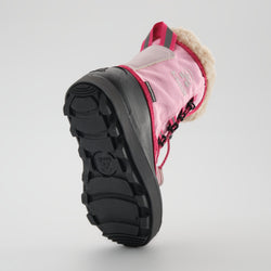 Pink : Cascade Kids Winter Boots - Outsole View