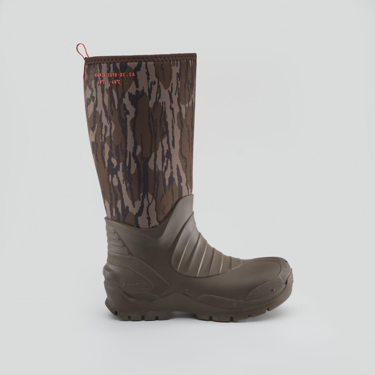 Mossy Oak Bottomland : Field Day Camo Men's Work Boots - Side View