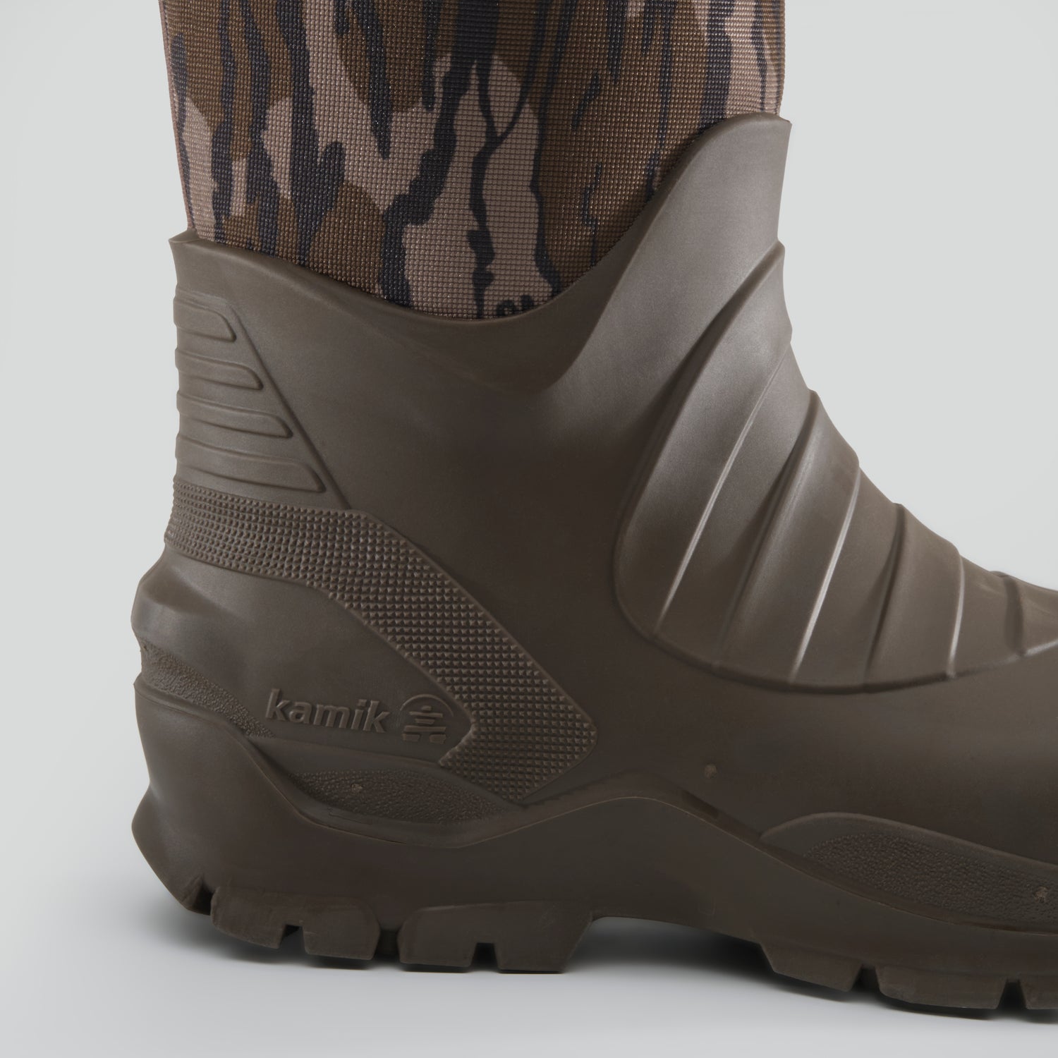 Mossy Oak Bottomland : Field Day Camo Men's Work Boots - Zoom-in Side View