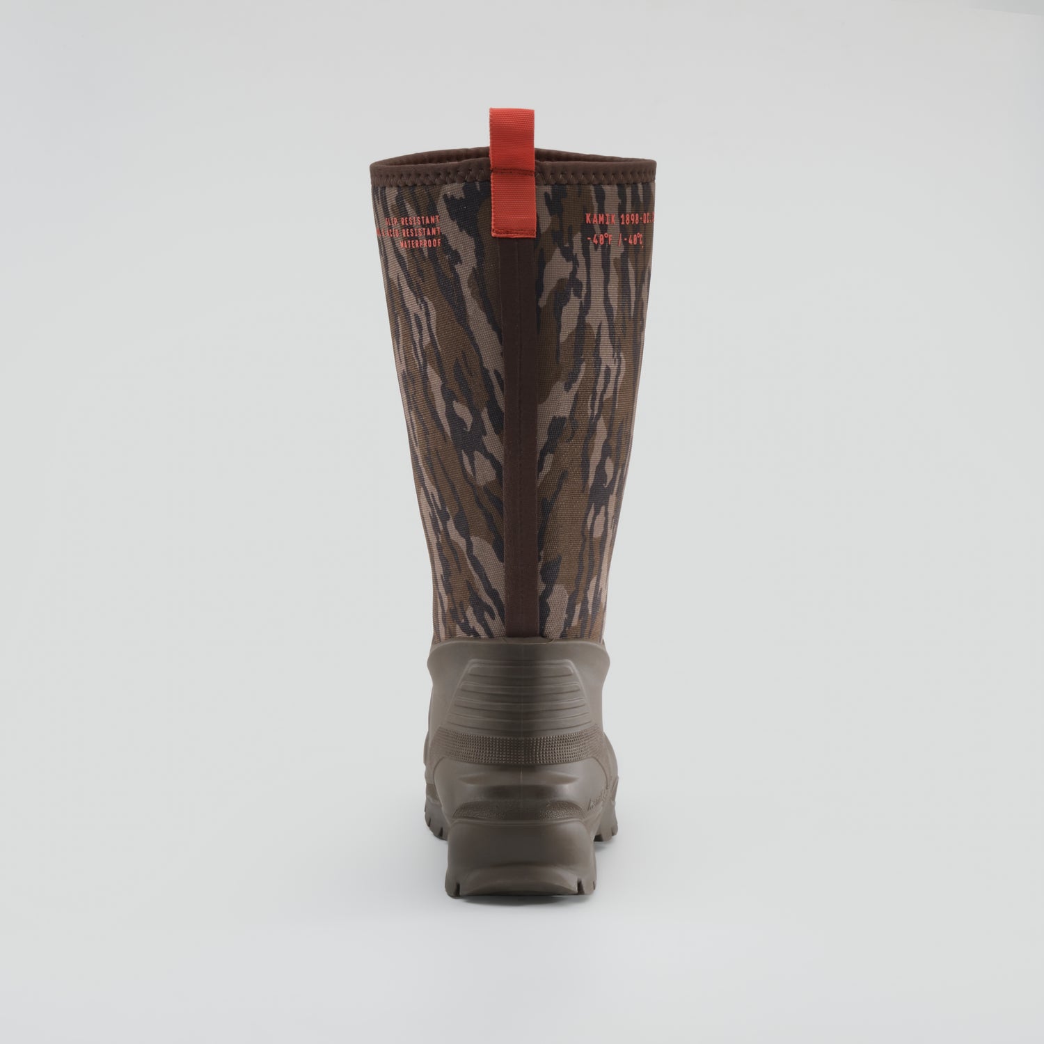Mossy Oak Bottomland : Field Day Camo Men's Work Boots - Back View