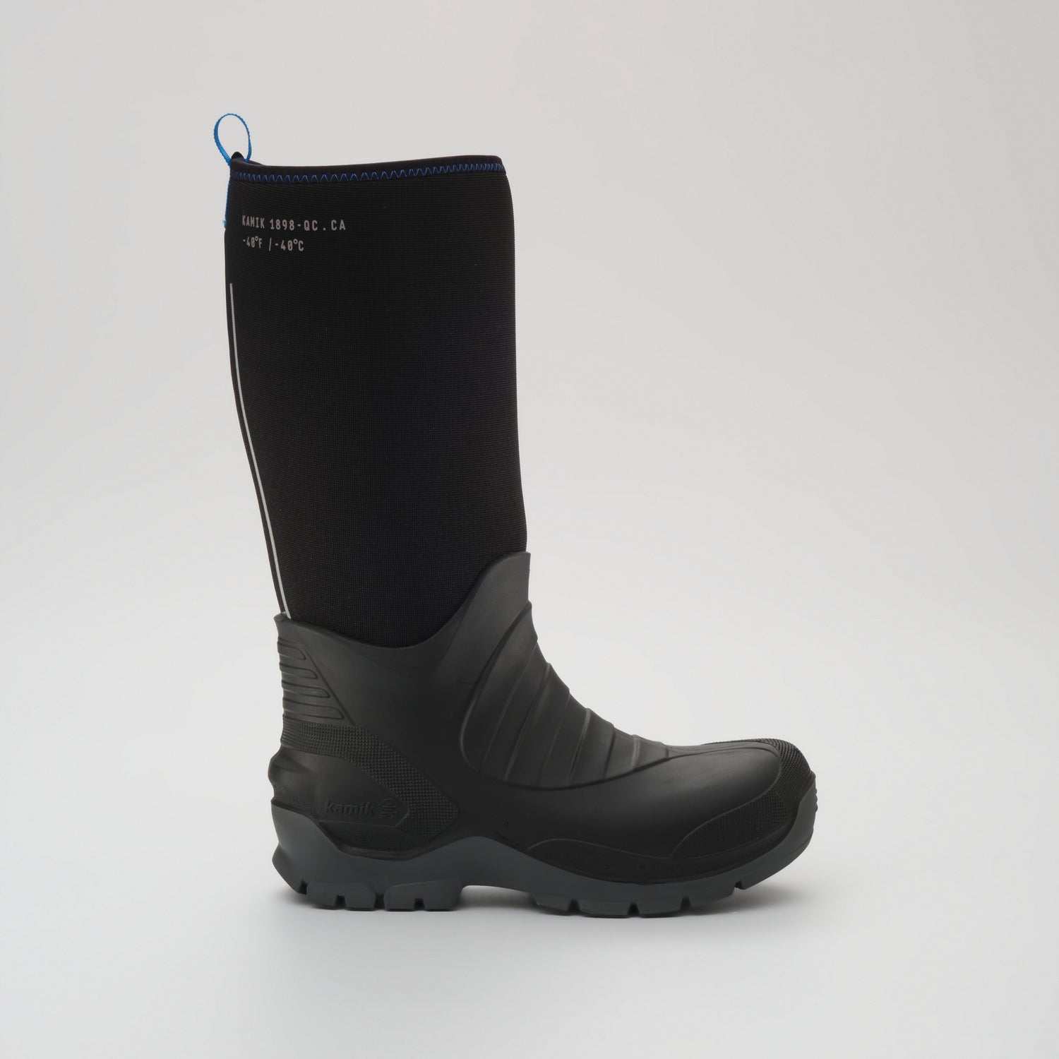 Black : Field Day Men's Work Boots - Side View